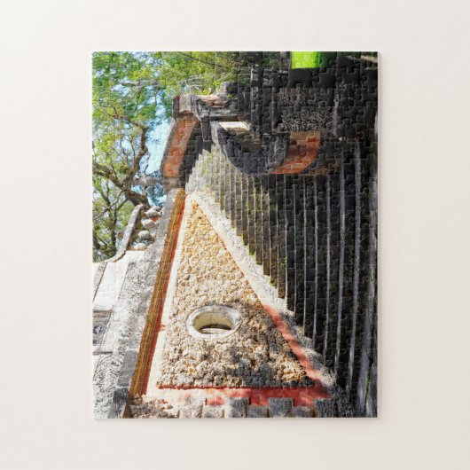 Viscaya Stairs Miami Florida. Legpuzzel (Verticaal)