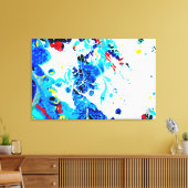 Viscerale opwinding  canvas afdruk (Insitu (Woonkamer))