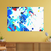 Viscerale opwinding canvas afdruk (Insitu (Woonkamer))