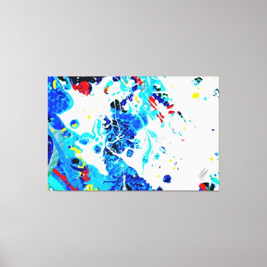 Viscerale opwinding canvas afdruk (Voorkant)