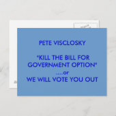 VISCLOSKY DOET DE BILL BRIEFKAART (Voorkant / Achterkant)