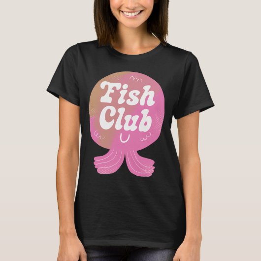 Visclub Badge T-shirt (Voorkant)
