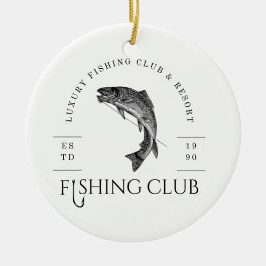 Visclub Keramisch Ornament (Voorkant)