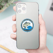 Visclub Logo "Lunker Club" Sticker (Telefoon)