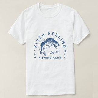Visclub T-shirt – Vintage vissen grafische tee voo