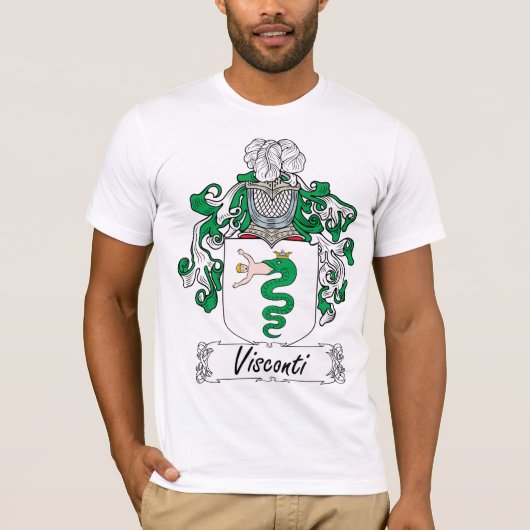 Visconti Family Crest T-shirt (Voorkant)