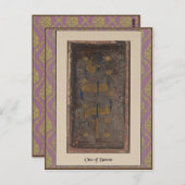 Visconti Tarot Deck Card 1 - circa 1428-1447 Briefkaart (Voorkant / Achterkant)