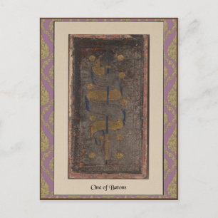 Visconti Tarot Deck Card 1 - circa 1428-1447 Briefkaart