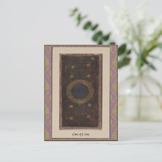 Visconti Tarot Deck Card - circa 1428-1447 Briefkaart (Staand voorkant)