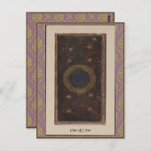 Visconti Tarot Deck Card - circa 1428-1447 Briefkaart (Voorkant / Achterkant)