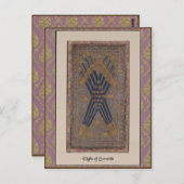 Visconti Tarot Deck Card - circa 1428-1447 Briefkaart (Voorkant / Achterkant)