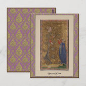 Visconti Tarot Deck Card - circa 1428-1447 Briefkaart (Voorkant / Achterkant)