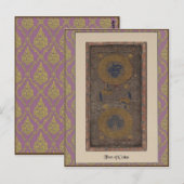 Visconti Tarot Deck Card - circa 1428-1447 Briefkaart (Voorkant / Achterkant)