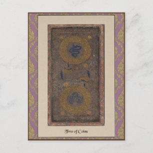 Visconti Tarot Deck Card - circa 1428-1447 Briefkaart