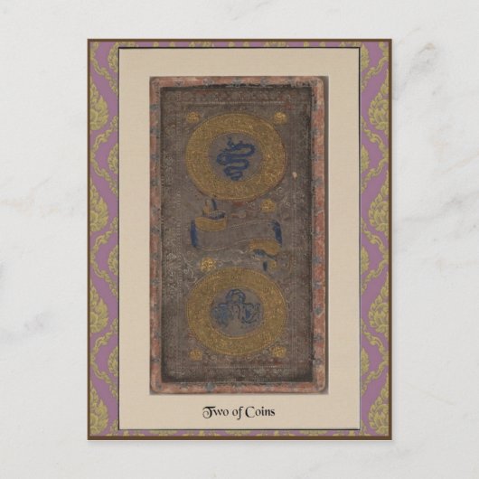 Visconti Tarot Deck Card - circa 1428-1447 Briefkaart (Voorkant)
