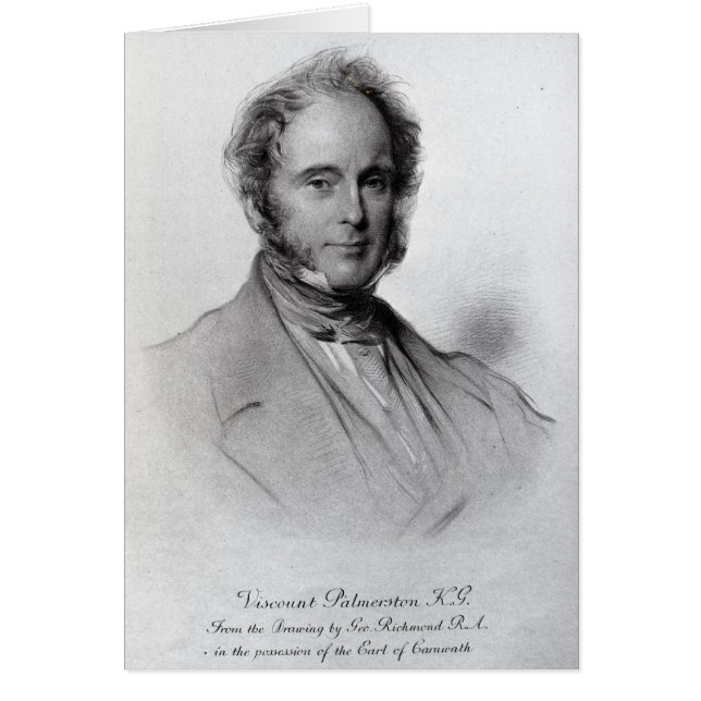 Viscount Palmerston, gegraveerd door Emery Walker (Voorkant)