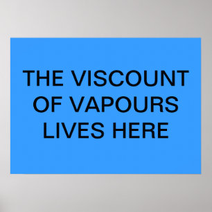 VISCOUNT VAN VAPORS POSTER