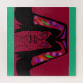 Viscountess with Headdress Jigsaw Puzzle Legpuzzel (Horizontaal)