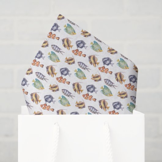 Visdecoupage Tissuepapier, Zeeleven Tissuepapier (Cadeauzakje)