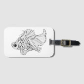 visdeuel bagagelabel (Voorkant (horizontaal))