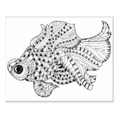 visdeuel rubberstempel (Afrduk)