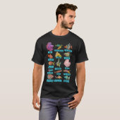Visdiagram met Namen T-shirt (Voorkant volledig)