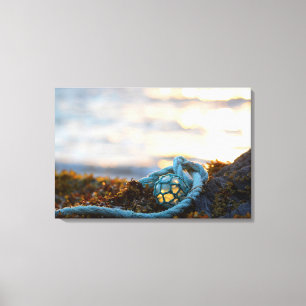 Visdobber en touw decoratie