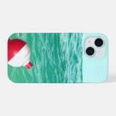 Visdobber in water iPhone 15 case (Achterkant horizontaal)