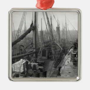 Visdokken, Grimsby, begin 20e eeuw Metalen Ornament