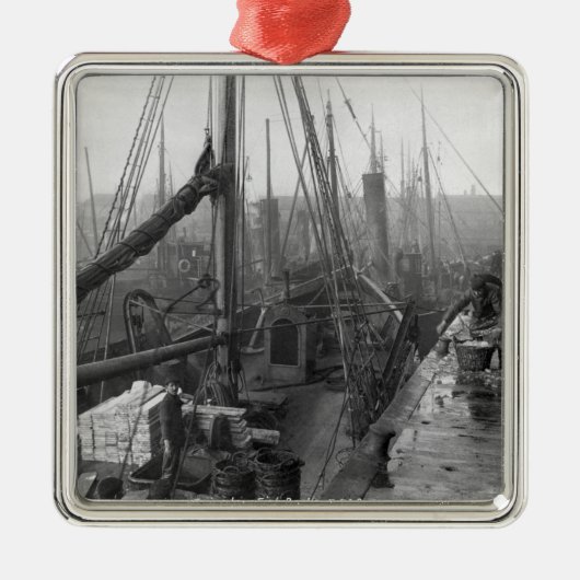 Visdokken, Grimsby, begin 20e eeuw Metalen Ornament (Voorkant)