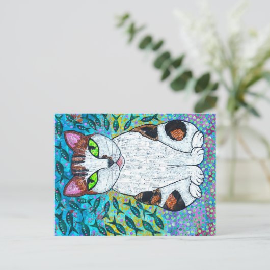 Visdroams Briefkaart (Staand voorkant)