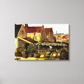 Visdroogloods door Vincent van Gogh Canvas Afdruk (Voorkant)