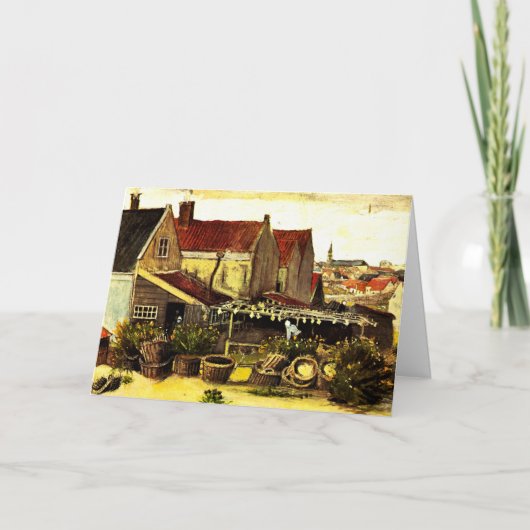 Visdroogloods door Vincent van Gogh Kaart (Voorkant)