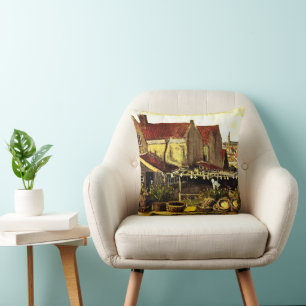 Visdroogloods door Vincent van Gogh Kussen