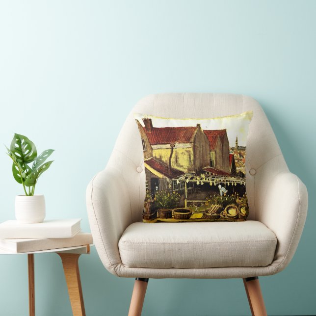 Visdroogloods door Vincent van Gogh Kussen (Stoel)