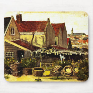 Visdroogloods door Vincent van Gogh Muismat