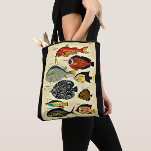 visdruk tote bag