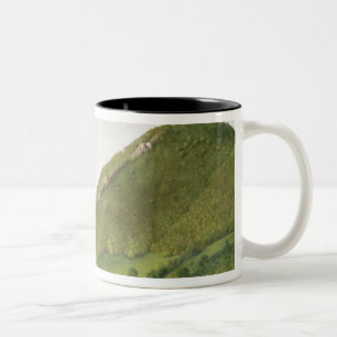 Visegrod, Hongarije Tweekleurige Koffiemok