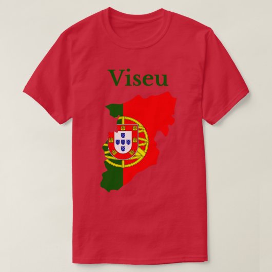 Viseu District Portugal T-shirt (Design voorkant)