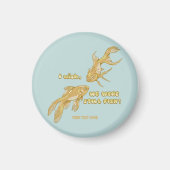 Visevolutie grappige goudvis magneet (Voorkant)