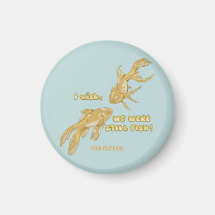 Visevolutie grappige goudvis magneet