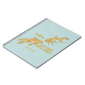 Visevolutie grappige goudvis notitieboek (Linkerzijde)