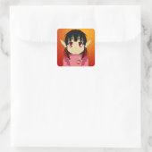 Visfarix Vierkante Sticker (Tas)