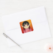 Visfarix Vierkante Sticker (Envelop)