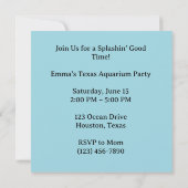 Visfeest Texas thema Kaart (Achterkant)