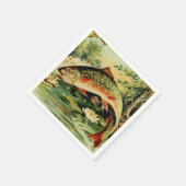 Visforel Vliegen Vissen Camping Lake River Servet (Hoek)