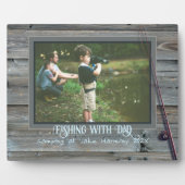 Visfoto Geschenk Houten Look Frame Fotoplaat (Voorkant)