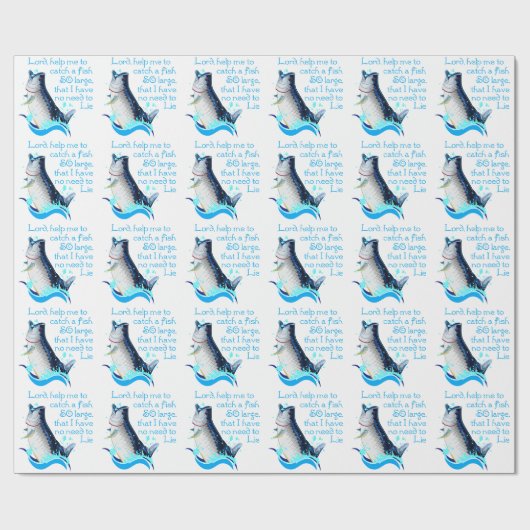 Visgebed Cadeaupapier (Vlak)