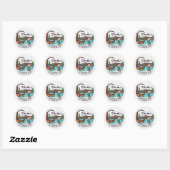Visgedachten: Niet Zomaar een Lang Verhaal! Ronde Sticker (Vel)