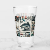 Visgerei Baars Vis  Glas (Achterkant)